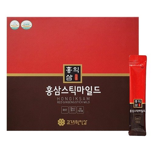 고려원인삼 홍익삼 홍삼스틱 마일드 10ml x 30스틱